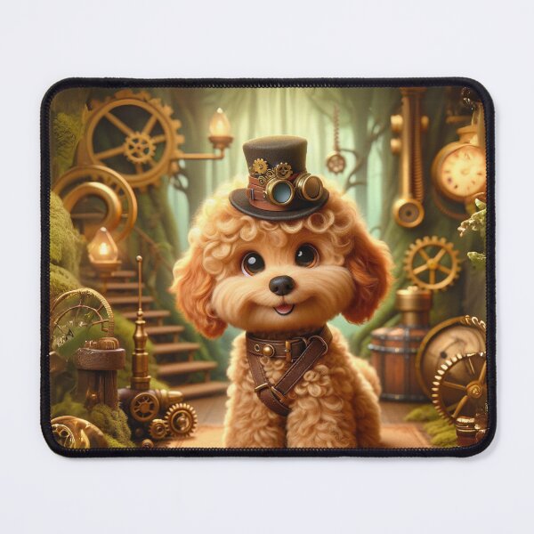 Item preview, Steampunk Mini Labradoodle designed and sold by Sillytoe.