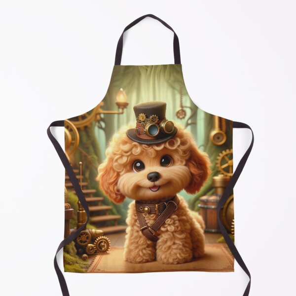 Item preview, Steampunk Mini Labradoodle designed and sold by Sillytoe.
