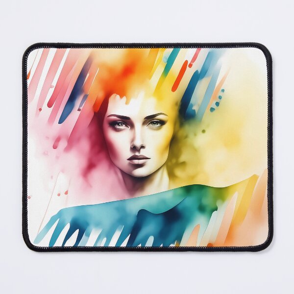 Item preview, Abstract Watercolor Lady #1 designed and sold by Twittlefish.
