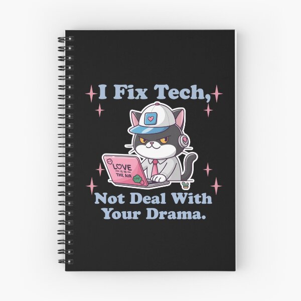 Item preview, I Fix Tech not deal with your drama - Funny cat technical support designed and sold by Micjr.