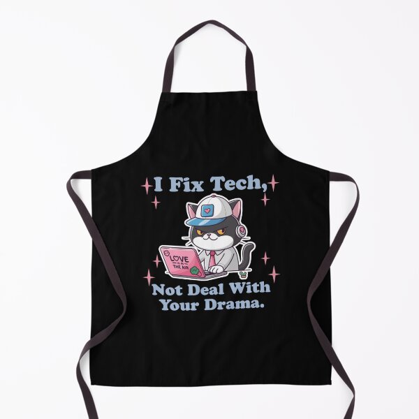 Item preview, I Fix Tech not deal with your drama - Funny cat technical support designed and sold by Micjr.