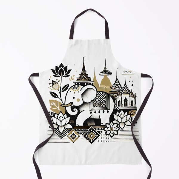 Item preview, Modern Thai Elephant Design designed and sold by AonTH9.