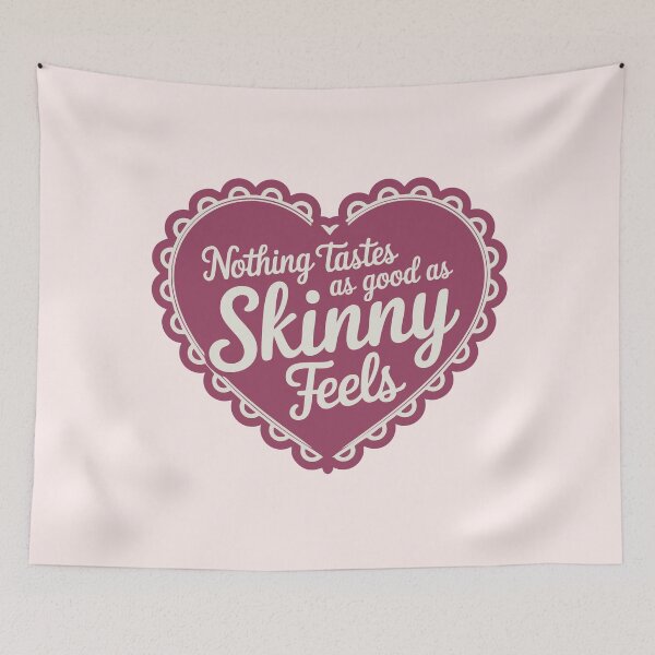 Item preview, Nothing Tastes as Good as Skinny Feels designed and sold by LetterByNobody.