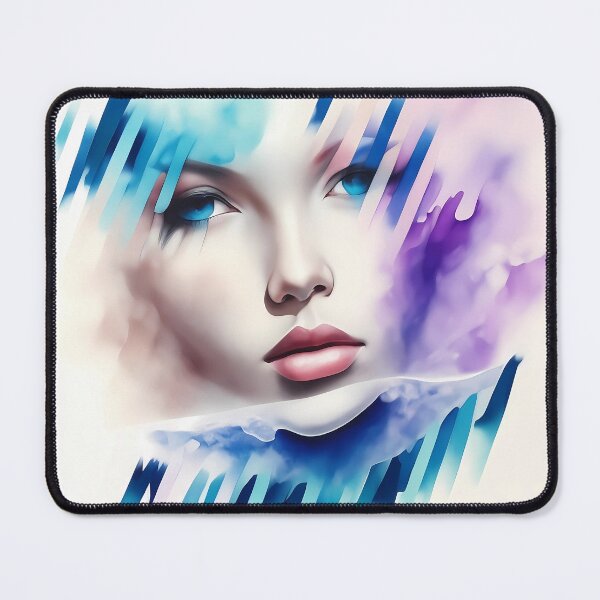 Item preview, Abstract Watercolor Lady #2 designed and sold by Twittlefish.