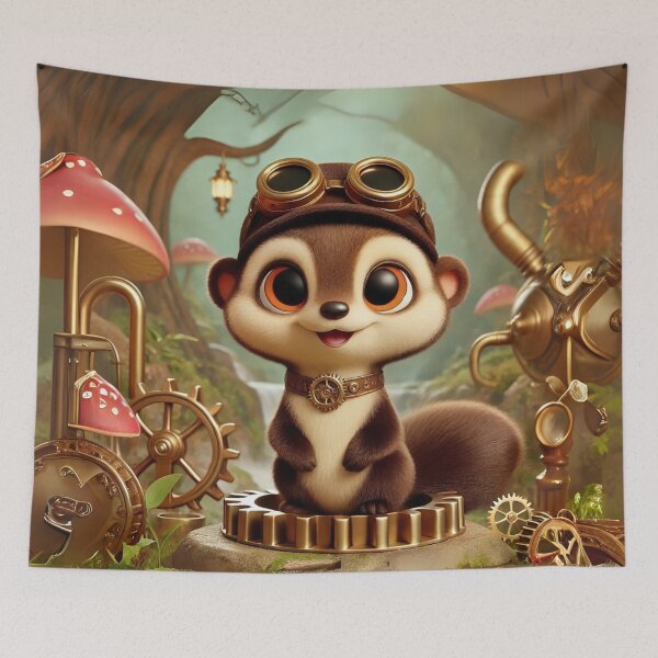 Item preview, Steampunk Mink designed and sold by Sillytoe.