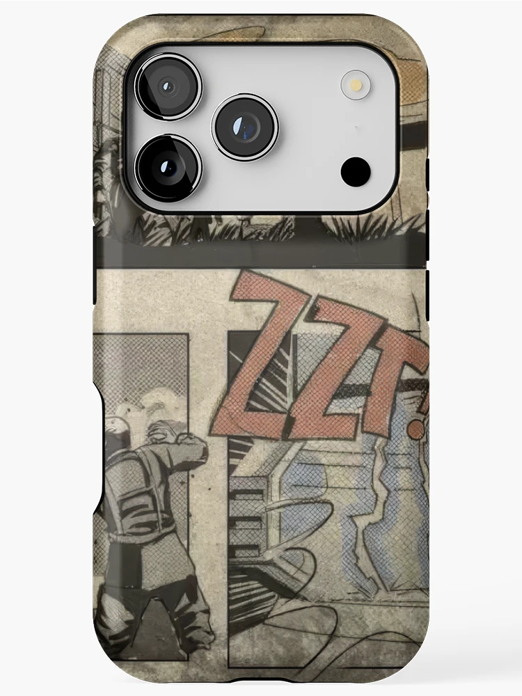 Thumbnail 1 of 4, iPhone Case, Zombies loading screen comic designed and sold by Rccola55.