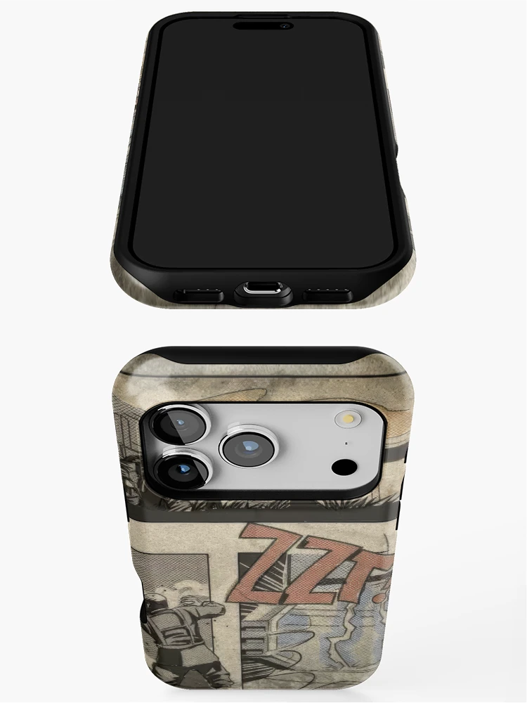 Thumbnail 3 of 4, iPhone Case, Zombies loading screen comic designed and sold by Rccola55.
