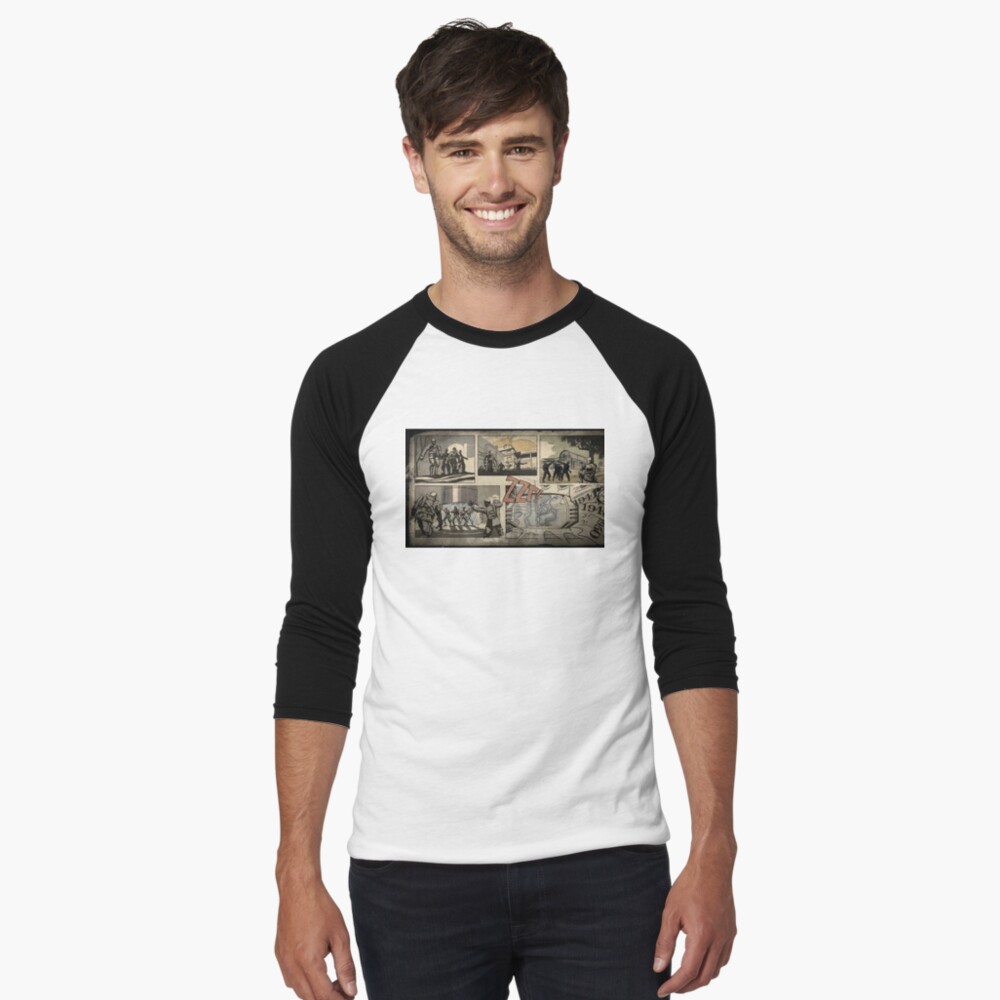 Item preview, Baseball ¾ Sleeve T-Shirt designed and sold by Rccola55.