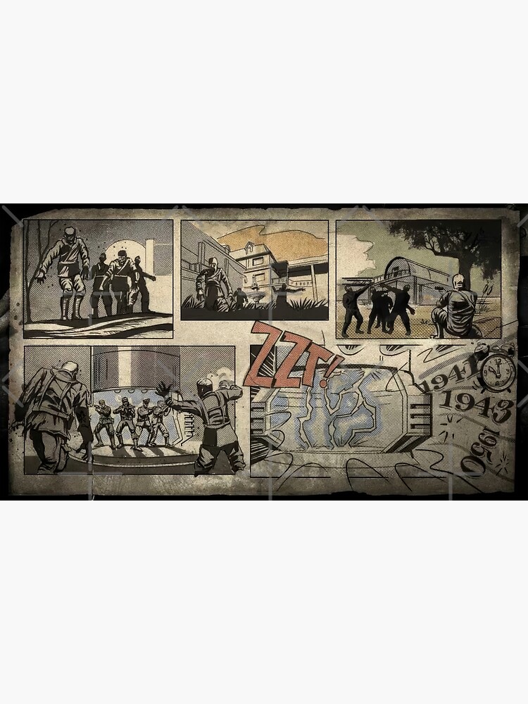 Thumbnail 3 of 3, Poster, Zombies loading screen comic designed and sold by Rccola55.