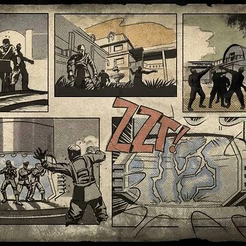 Artwork thumbnail, Zombies loading screen comic by Rccola55