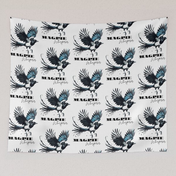 Item preview, Magpie Whisperer, Magpie in Flight designed and sold by slicksdesigns.
