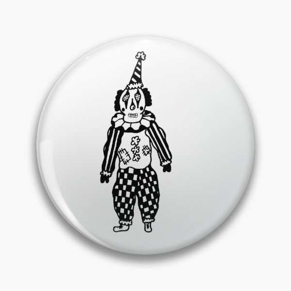 Item preview, Greyscale Carnival Circus Clown Suit Skeleton  designed and sold by KayTurtless.