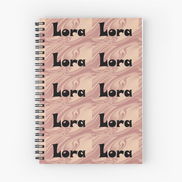 Item preview, Lora Name Design - Cute Font, Minimalist, with Black Lettering :) designed and sold by Myriel-Myriel.