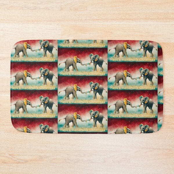 Item preview, Elephant Christmas designed and sold by AliciaSanson.