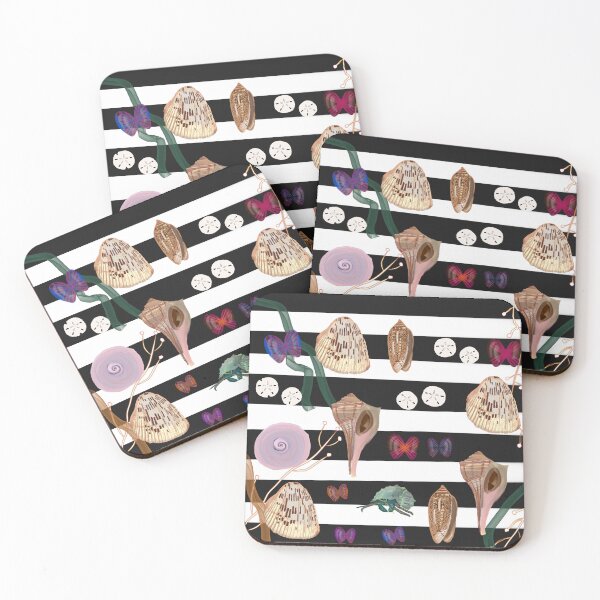 Item preview, Illustrated Sea Shells designed and sold by rebekahthiessen.