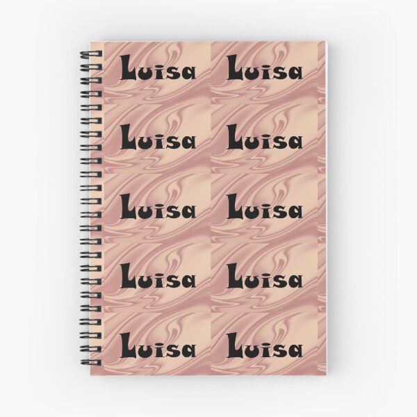 Item preview, Luisa Name Design - Cute Font, Minimalist, with Black Lettering :) designed and sold by Myriel-Myriel.