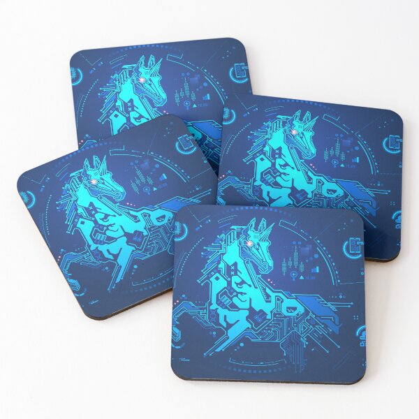 Item preview, start up business technology futuristic unicorn designed and sold by NiamLab.