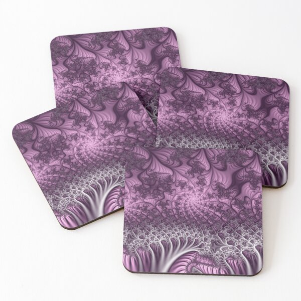 Item preview, Abstract Psychedelic Plum Gray Fractal Art Creation designed and sold by gabiwArt.