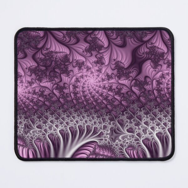 Item preview, Abstract Psychedelic Plum Gray Fractal Art Creation designed and sold by gabiwArt.