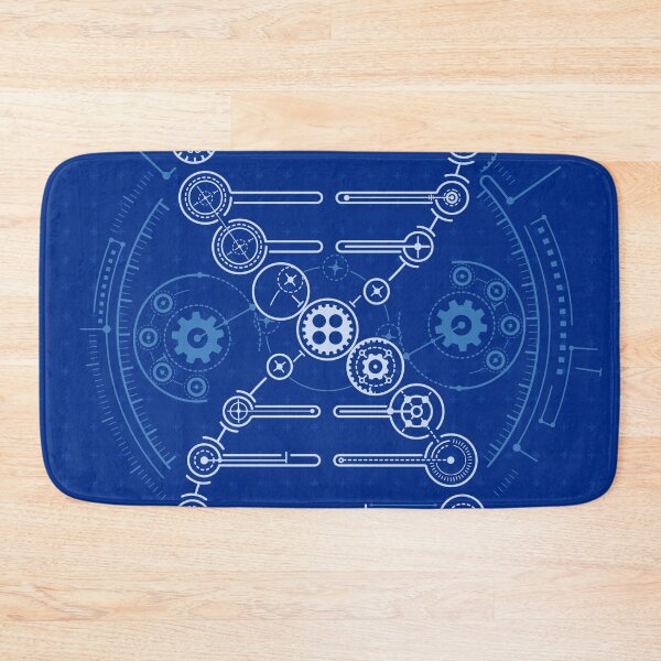 Item preview, bioengineering technology DNA structure blueprint  designed and sold by NiamLab.