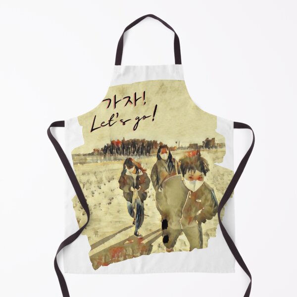 Item preview, Artistic "Let’s Go" Outdoor Design with Korean Text "가자!" for Inspiration designed and sold by checkitbuddy.