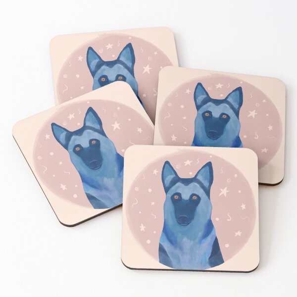 Item preview, Blue dog the German shepherd  designed and sold by SaryandSaff.