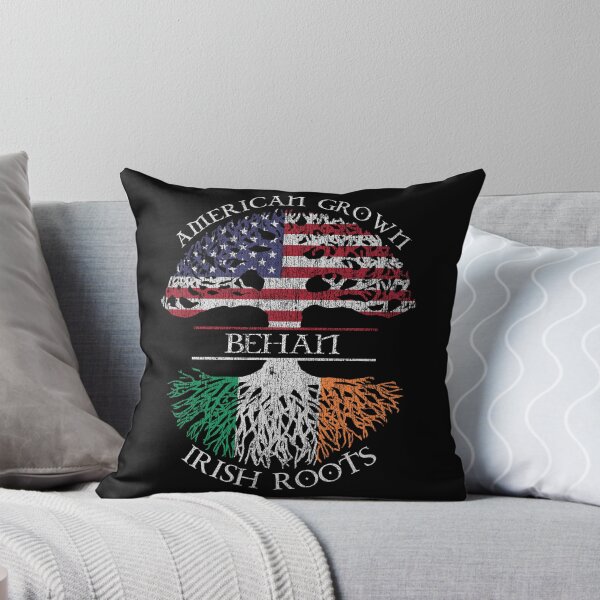 Item preview, Behan surname American grown Irish roots US flag Tricolour Ireland flag vintage designed and sold by 9X FR.
