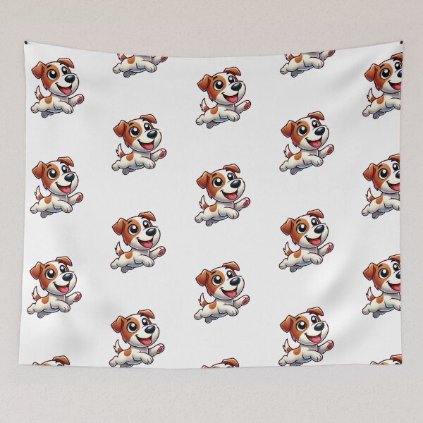 Item preview, Cute Cartoon Style Jack Russel Terrier designed and sold by LovingPresence.
