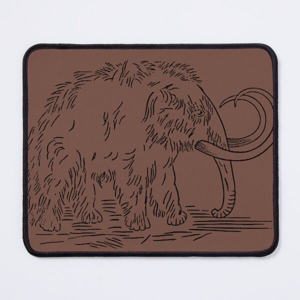 Item preview, Vintage Wooly Mammoth Illustration designed and sold by DazellsEmporium.