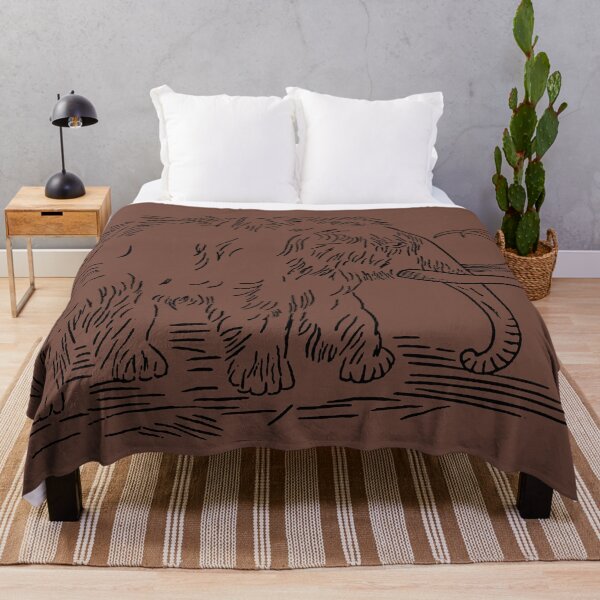 Item preview, Vintage Wooly Mammoth Illustration designed and sold by DazellsEmporium.