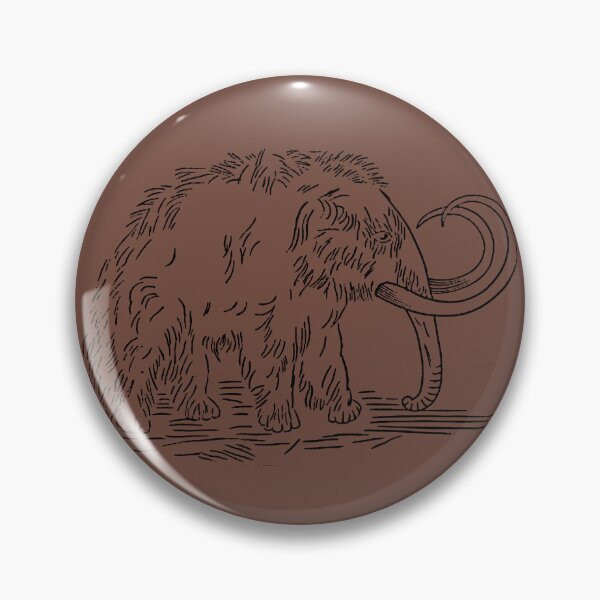 Item preview, Vintage Wooly Mammoth Illustration designed and sold by DazellsEmporium.