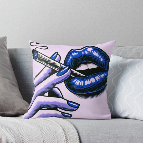 Item preview, Smoking Blue Lips designed and sold by Porosenok.