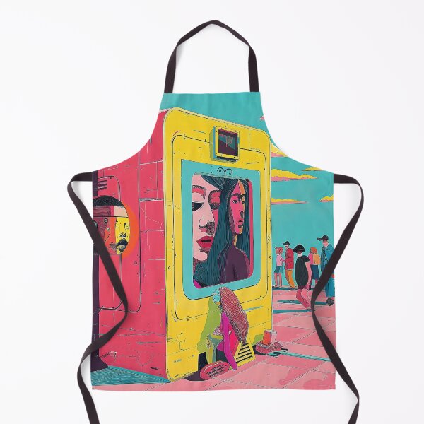 Item preview, Surreal of Visitors Scanning Faces at Secure Biometric Entrance. designed and sold by CheerForGoods.