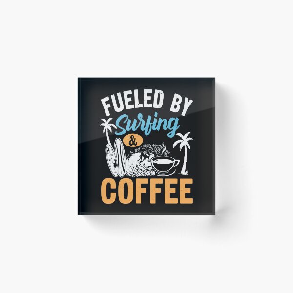 Item preview, Catch Fuel by Surfing and Coffee Lifestyle Shirt designed and sold by TheDiveShirt.