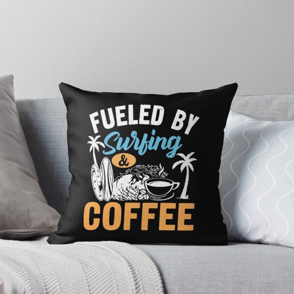 Item preview, Catch Fuel by Surfing and Coffee Lifestyle Shirt designed and sold by TheDiveShirt.