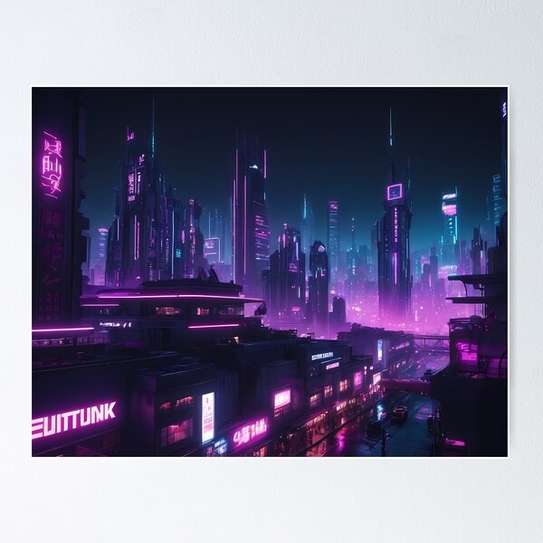 Item preview, Cyberpunk City Skyline designed and sold by papi1998.