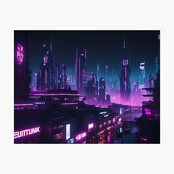 Item preview, Cyberpunk City Skyline designed and sold by papi1998.
