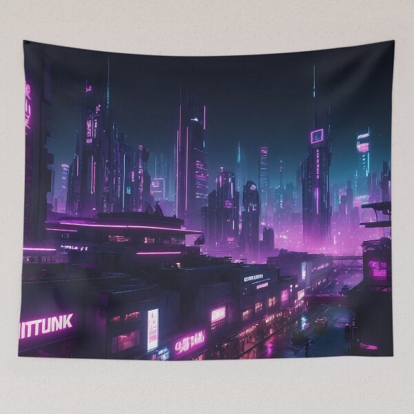 Item preview, Cyberpunk City Skyline designed and sold by papi1998.