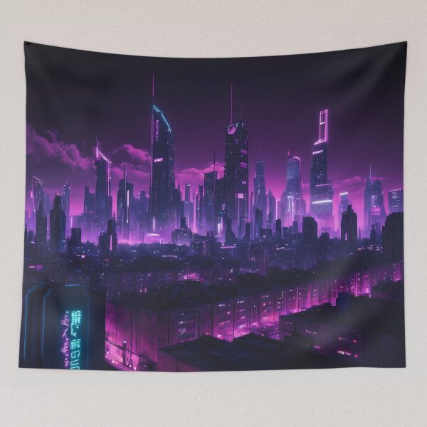 Item preview, Cyberpunk City Skyline designed and sold by papi1998.