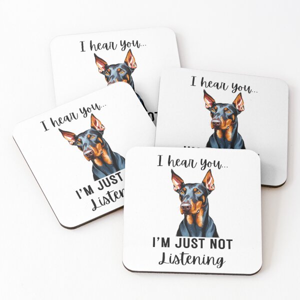 Item preview, Stubborn Doberman Pinscher Dog Funny Quote Design designed and sold by Fredster1966.