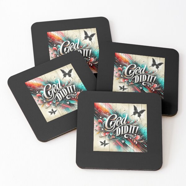 Item preview, God Did It Graffiti | God Did It Graffiti Artwork | God Did It Graffiti Print | God Did It Graffiti Art | God Did It Matte Canvas, designed and sold by Ladymb.