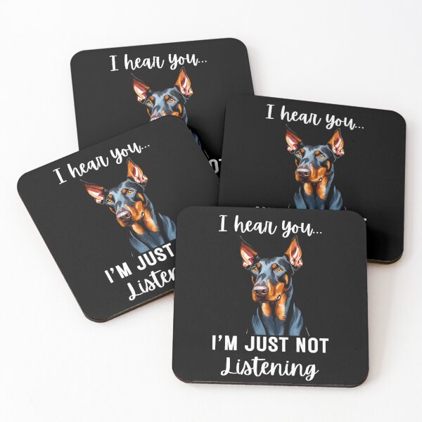 Item preview, Stubborn Doberman Pinscher Dog Funny Quote Design designed and sold by Fredster1966.