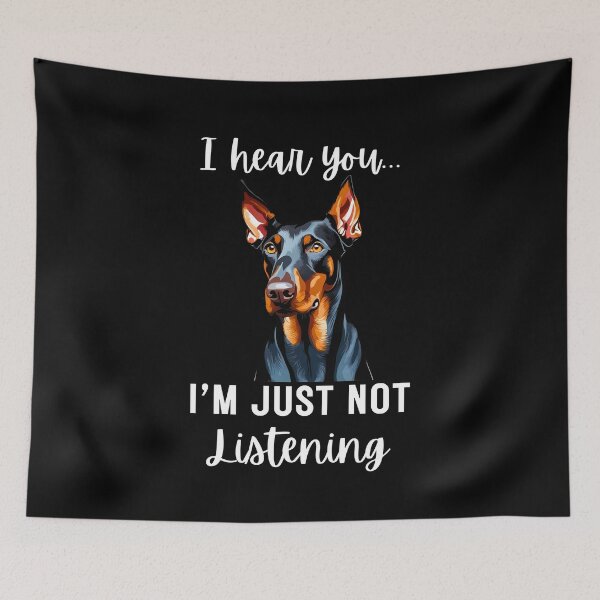 Item preview, Stubborn Doberman Pinscher Dog Funny Quote Design designed and sold by Fredster1966.
