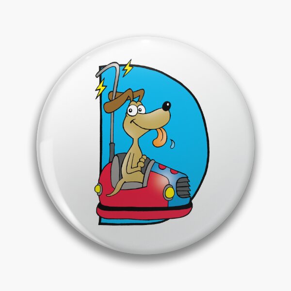 Item preview, Letter D Dog in a Dodgem designed and sold by alphatoons.