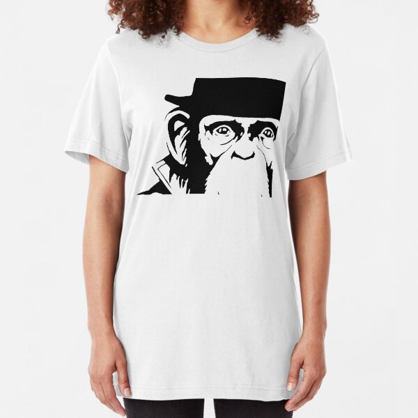 Lancelot Link Chimp Face Slim Fit T-Shirt