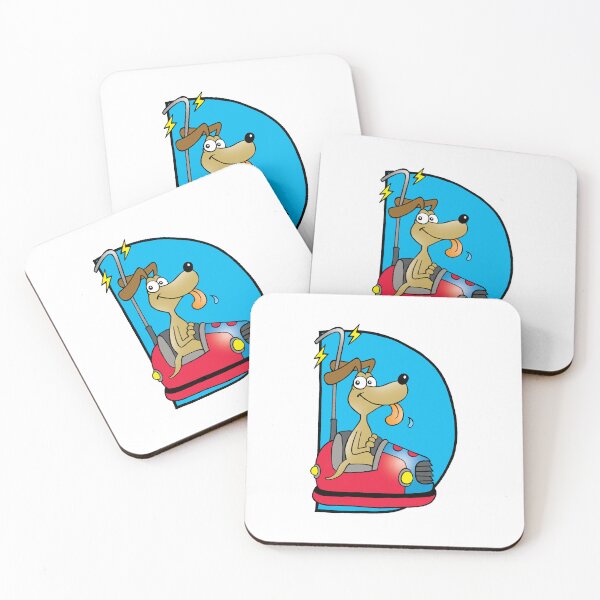 Item preview, Letter D Dog in a Dodgem designed and sold by alphatoons.