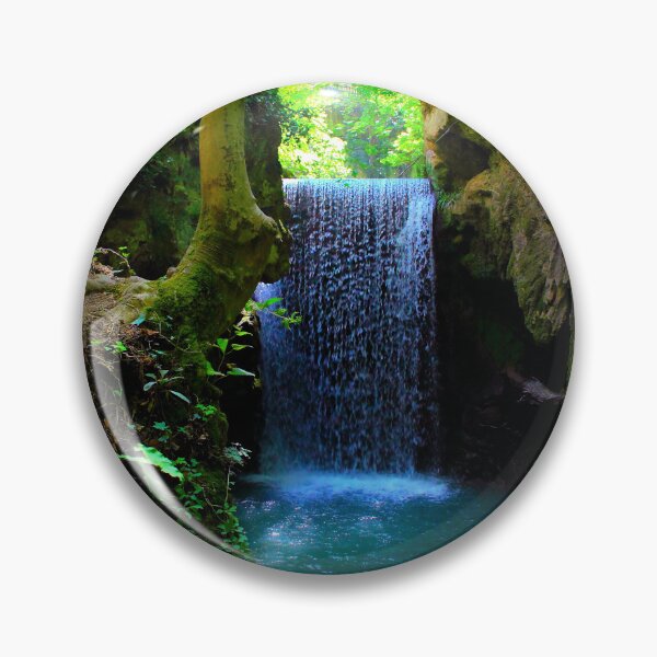Item preview, View from Pioraco at a waterfall of the Potenza river designed and sold by Kristina Drozd.