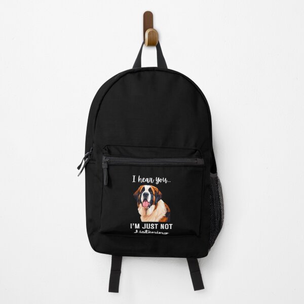 Item preview, Funny St. Bernard Dog Design: Not Listening Quote designed and sold by Fredster1966.