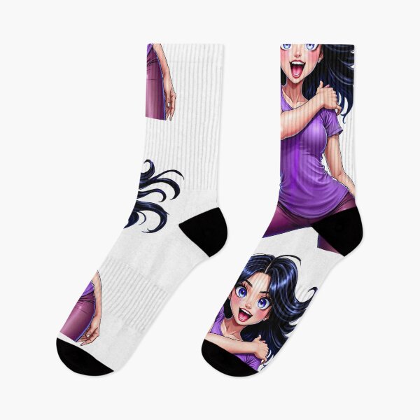Item preview, Happy Manga Girl in Motion designed and sold by ArtVibesX.