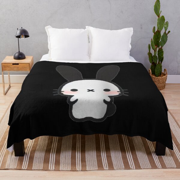 Item preview, Adorable Kawaii Bunny Character with Big Black Ears designed and sold by i-Xuou.
